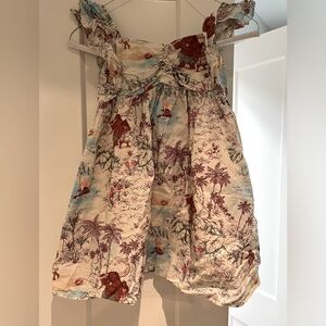 Janie & Jack girls Disney Moana dress, size 6.